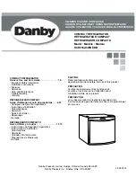 Danby DCR016A3WDEDB Owner'S Use And Care Manual preview