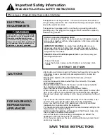 Preview for 4 page of Danby DCR017A2WDB Owner'S Use And Care Manual