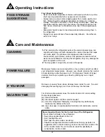 Preview for 7 page of Danby DCR017A2WDB Owner'S Use And Care Manual