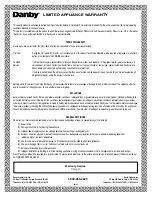 Preview for 9 page of Danby DCR017A2WDB Owner'S Use And Care Manual