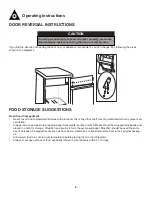 Preview for 9 page of Danby DCR032A2WBUD1 Owner'S Use And Care Manual