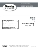 Danby DCR032C4BDB Owner'S Manual preview