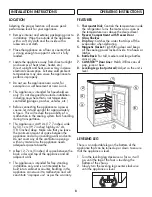 Preview for 9 page of Danby DCR032XA3WDB Owner'S Manual