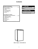 Preview for 2 page of Danby DCR033A1BSLDD Owner'S Use And Care Manual