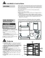 Preview for 5 page of Danby DCR033A1BSLDD Owner'S Use And Care Manual