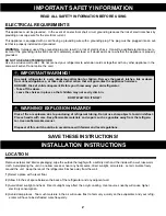 Preview for 3 page of Danby DCR044A2BDD Owner'S Use And Care Manual