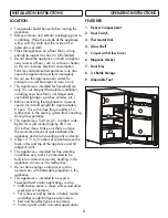 Preview for 4 page of Danby DCR045B1BDB-3 Owner'S Manual