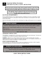 Preview for 4 page of Danby DCR047A1BBSL Owner'S Use And Care Manual