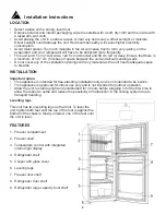 Preview for 6 page of Danby DCR047A1BBSL Owner'S Use And Care Manual