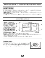 Preview for 13 page of Danby DCR059 Owner'S Use And Care Manual