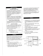 Preview for 2 page of Danby DCR326 Owner'S Manual