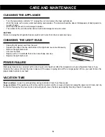 Preview for 8 page of Danby DCRM31WDD Use and Owner'S Use And Care Manual