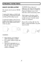 Preview for 8 page of Danby DDEF02213BD13 Owner'S Manual