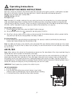 Preview for 9 page of Danby DDR030BBCWDB Owner'S Use And Care Manual