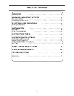 Preview for 2 page of Danby DDR2509EE Owner'S Use And Care Manual