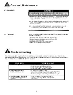 Preview for 10 page of Danby DDR2611 Owner'S Use And Care Manual