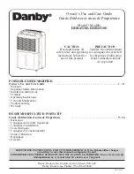 Danby DDR4510E Owner'S Use And Care Manual preview