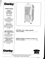 Preview for 1 page of Danby DDR5588RHE Owner'S Manual