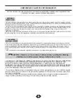 Preview for 3 page of Danby DER2009 Owner'S Use And Care Manual