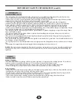 Preview for 5 page of Danby DER2009 Owner'S Use And Care Manual