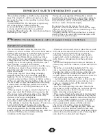 Preview for 4 page of Danby DER2009W Owner'S Use And Care Manual