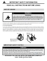 Preview for 4 page of Danby DER200W Owner'S Use And Care Manual