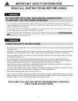 Preview for 6 page of Danby DER200W Owner'S Use And Care Manual