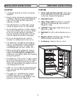 Предварительный просмотр 4 страницы Danby Designer DAR044A4WDD-6 Owner'S Manual