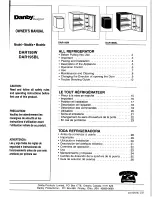 Danby Designer DAR195W Owner'S Manual preview