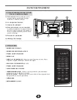 Preview for 18 page of Danby DESIGNER DMW111KSSDD Owner'S Use And Care Manual