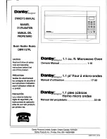 Danby Designer DMW1157PL Owner'S Manual preview