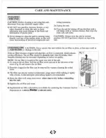 Preview for 10 page of Danby Designer DPA100A1GD Owner'S Use And Care Manual