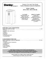 Preview for 1 page of Danby DESIGNER DPAC10011 Owner'S Use And Care Manual