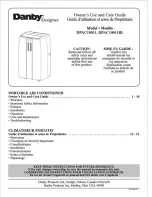 Preview for 1 page of Danby DESIGNER DPAC10011BL Owner'S Use And Care Manual