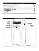 Preview for 2 page of Danby Designer DPAC10061 Owner'S Manual