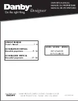 Danby Designer DUF167A4BSLDD Owner'S Manual preview