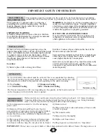 Preview for 2 page of Danby Designer DUFM320WDD Owner'S Use And Care Manual