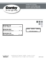 Danby DFF070B1BSLDB-6 Owner'S Manual preview