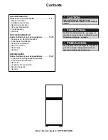 Preview for 2 page of Danby DFF100A1SLDB Owner'S Use And Care Manual