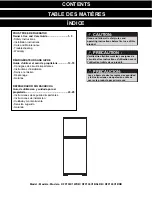 Preview for 2 page of Danby DFF100C1BSLDB Owner'S Use And Care Manual