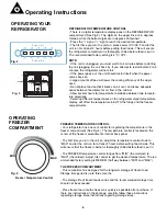 Preview for 9 page of Danby DFF100C1BSLDB Owner'S Use And Care Manual