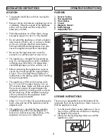 Preview for 4 page of Danby DFF110A1BSSDD Owner'S Manual