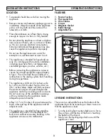 Preview for 4 page of Danby DFF110A1WDB1 Owner'S Manual