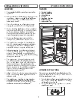 Preview for 4 page of Danby DFF110A1WDBL1 Owner'S Manual