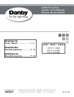 Preview for 1 page of Danby DFF121C1WDBL Owner'S Manual