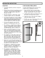 Preview for 4 page of Danby DFF180E1BSS Owner'S Manual