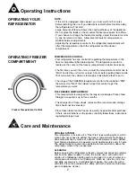 Preview for 8 page of Danby DFF282SLDB Owner'S Use And Care Manual