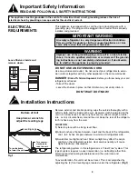 Preview for 4 page of Danby DFF344WDB Owner'S Use And Care Manual