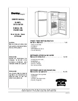 Preview for 2 page of Danby DFF9100 Owner'S Manual