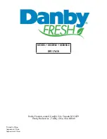 Preview for 26 page of Danby DFG17A1B Owner'S Manual